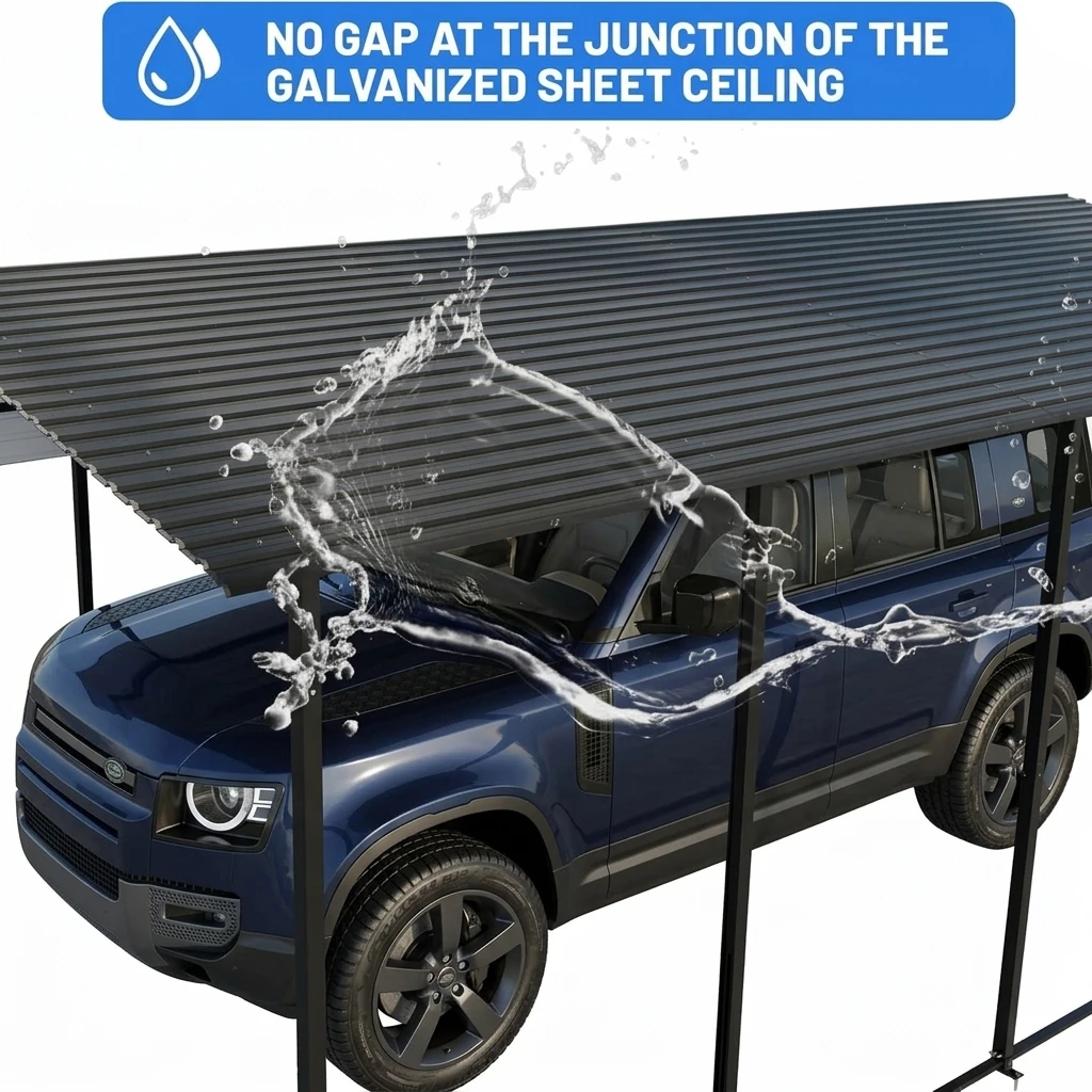 Kanopi Baja 12x20ft untuk Perahu & Motor – Shelter Heavy Duty Galvanis